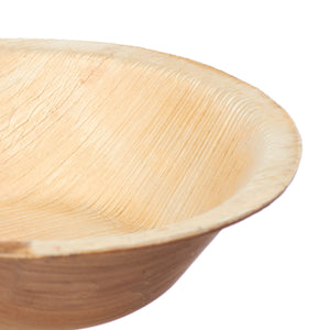 5.5" Round Palm Leaf Bowl - 25 Pack - The Good Plate Company
