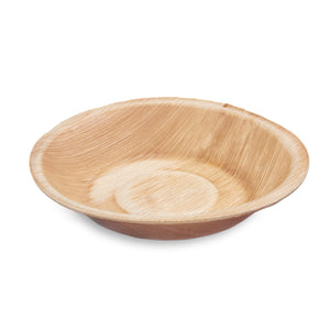 7" Round Palm Leaf Bowl - 25 Pack - The Good Plate Company