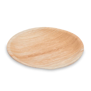 6.5" Round Palm Leaf Plate - 25 Pack - The Good Plate Company