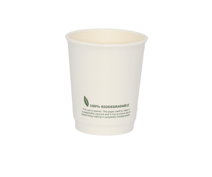 8oz Biodegradable Paper Cup (Double Wall) - 25 Pack - The Good Plate Company