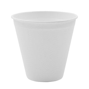 8oz Sugarcane Bagasse Cup - 50 Pack - The Good Plate Company